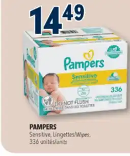 Familiprix PAMPERS, Sensitive, Wipes, 336 units offer