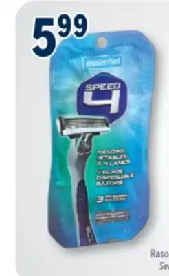 Familiprix Essentiel 4 blade disposable razors offer