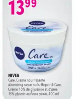 Familiprix Nivea Care no greasy feeling nourishing cream offer
