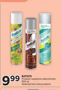 Brunet BATISTE Produits capillaires sélectionnés offer