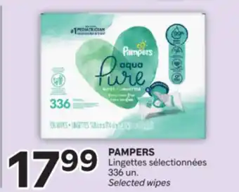 Brunet PAMPERS Lingettes sélectionnées offer