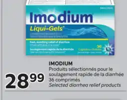 Brunet IMODIUM Produits sélectionnés pour le soulagement rapide de la diarrhée 36 comprimés offer