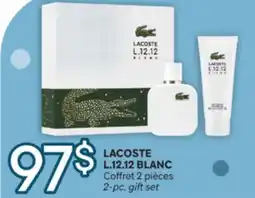 Brunet LACOSTE L. 12.12 BLANC Coffret 2 pièces offer