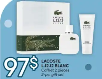 Brunet LACOSTE L. 12.12 BLANC Coffret 2 pièces offer