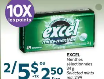 Brunet EXCEL Menthes sélectionnées offer