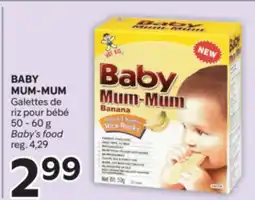 Brunet BABY MUM-MUM Galettes de riz pour bébé offer