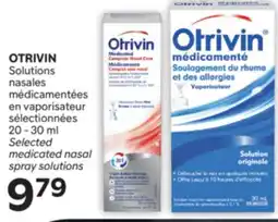 Brunet OTRIVIN Solutions nasales médicamentées en vaporisateur sélectionnées offer