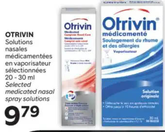 Brunet OTRIVIN Solutions nasales médicamentées en vaporisateur sélectionnées offer