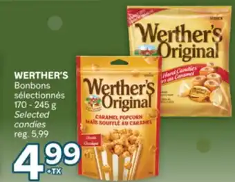 Brunet WERTHER'S Bonbons sélectionnés offer