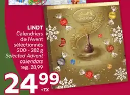 Brunet LINDT Calendriers de l'Avent sélectionnés offer