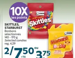 Brunet SKITTLES, STARBURST Bonbons sélectionnés offer