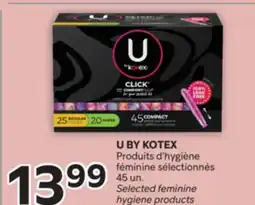 Brunet U BY KOTEX Produits d' hygiène féminine sélectionnés offer