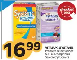 Brunet VITALUX, SYSTANE Produits sélectionnés offer