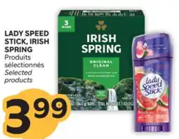 Brunet LADY SPEED STICK, IRISH SPRING Produits sélectionnés offer