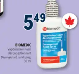 Familiprix BIOMEDIC Decongestant nasal spray, 30ml offer