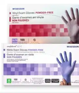 Proxim McKESSON Nitryle or vinyle exam gloves offer