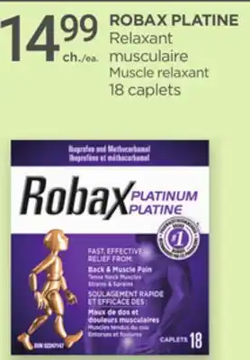 Proxim ROBAX PLATINE Muscle relaxant offer