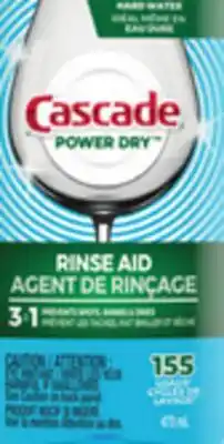 Proxim CASCADE POWER DRY Rinse aid offer