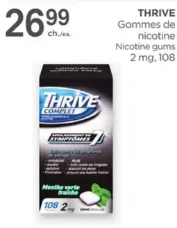 Proxim THRIVE Nicotine gums offer