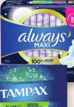 Proxim ALWAYS, TAMPAX offer