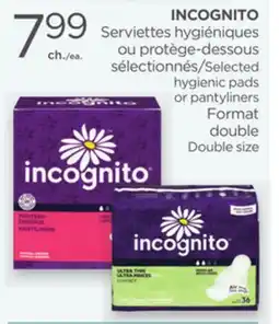 Proxim INCOGNITO Selected hygienic pads or pantyliners Format double Double size offer
