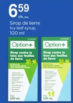 Proxim OPTION+ Ivy leaf syrup offer
