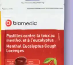 Familiprix BIOMEDIC Cough lozenges offer