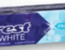 Familiprix Crest 3D White arctic fresh toothpaste offer
