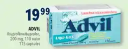 Familiprix ADVIL Ibuprofen, 200mg, 110or 115capsules offer