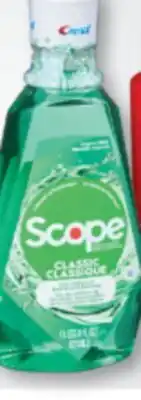 Familiprix Scope, Selected mouthwashes, 1 litre offer