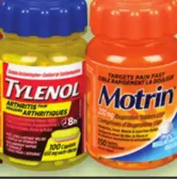 Proxim TYLENOL, MOTRIN Selected acetaminophen or ibuprofen offer