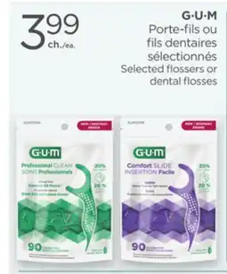 Proxim G·U·M Selected flossers or dental flosses offer