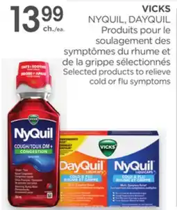 Proxim VICKS NYQUIL, DAYQUIL Selected products to relieve cold or flu symptoms offer
