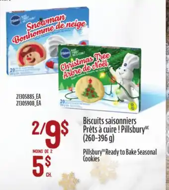 Provigo PILLSBURYTM READY TO BAKE SEASONAL COOKIES, 260–396 g offer