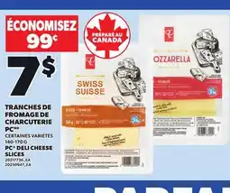 Provigo PC DELI CHEESE SLICES, 140-170 G offer