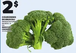 Provigo COURONNES DE BROCOLI offer