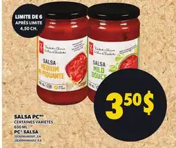 Provigo PC SALSA, 650 ML offer