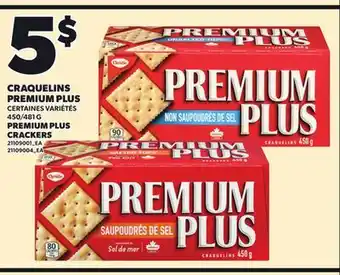 Provigo PREMIUM PLUS CRACKERS, 450/481 G offer