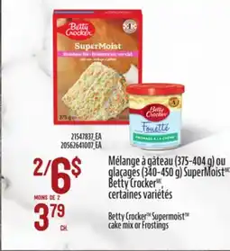 Provigo BETTY CROCKER SUPERMOIST CAKE MIX OR FROSTINGS offer