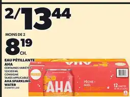 Provigo AHA SPARKLING WATER, 12X355 ML offer