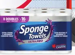 Provigo SPONGETOWELS ULTRAPRO ESSUIE-TOUT 8=16 ROULEAUX offer