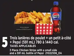 Provigo 3 PIECE CHICKEN STRIPS WITH A SMALL SIDE offer