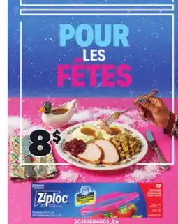 Provigo ZIPLOC FREEZER BAGS, PACK 32 offer