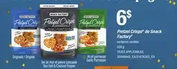Provigo PRETZEL CRISPS DE SNACK FACTORY , 200 G offer