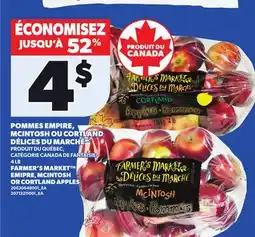 Provigo FARMER'S MARKET EMIPRE, MCINTOSH OR CORTLAND APPLES, 4 LB offer