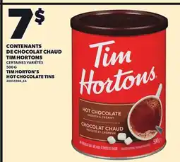 Provigo CONTENANTS DE CHOCOLAT CHAUD TIM HORTONS, 500 G offer