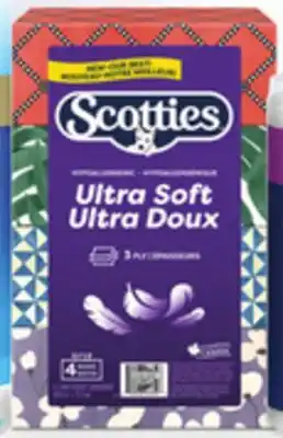 Provigo SCOTTIES ' ULTRA DOUX PAPIER MOUCHOIR EMBALLAGE DE 4 offer