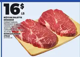 Provigo BONELESS BLADE STEAK offer