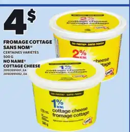 Provigo NO NAME COTTAGE CHEESE, 500 G offer