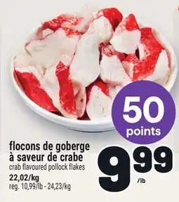 Metro FLOCONS DE GOBERGE À SAVEUR DE CRABE | CRAB FLAVOURED POLLOCK FLAKES offer